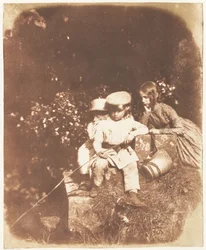 Finlay-barn, 1843-47. Skapere: David Octavius Hill, Robert Adamson, Hill & Adamson.