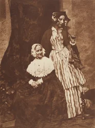 Fru Anne Rigby og Lady Elizabeth Eastlake, 184347, trykt ca. 1916. Skapere: David Octavius Hill, Robert Adamson, Hill & Adamson.