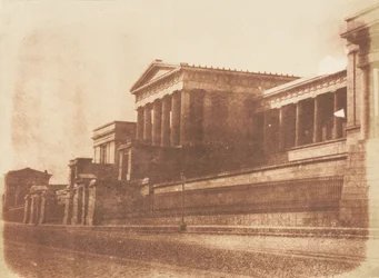 Old Royal High School, Calton Hill, Edinburgh, 1843-47. Skapere: David Octavius Hill, Robert Adamson, Hill & Adamson.