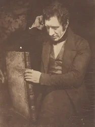 Portrett av James Nasmyth, ca. 1844, trykt 18901900. Skapere: David Octavius Hill, Robert Adamson, Hill & Adamson.