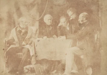 Sir David Brewster, Earle Monteith, Dr. Welsh & Two Others, 1843-47. Skapere: David Octavius Hill, Robert Adamson, Hill & Adamson.