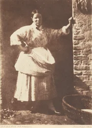 En fiskerkvinne fra Newhaven, 1844 (foto)