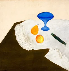 Stilleben med blå vase, 1919.