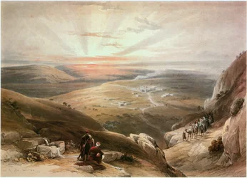 Kanaa, Galilea, Israel (gravering)