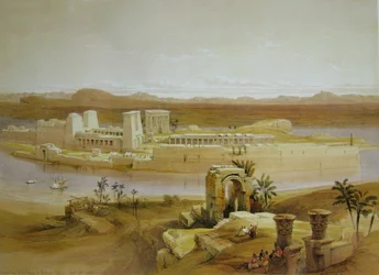 David Roberts Temple Island Philae