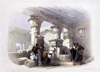 Deir Al-Madinah, Theben, fra "Egypt and Nubia", Vol.1 (litho)