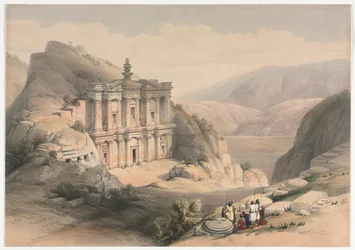 El Deir, Petra, 1839