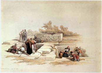 Fontene ved Kanaan, Jesreel-dalen (gravering)