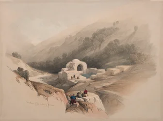 Jobs fontene, Hinnom-dalen, 1839.