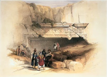 I Det hellige land: Jerusalem, kongenes graver (gravering)