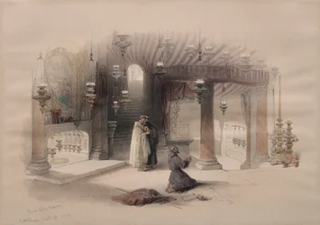 Fødselshelligdommen, Betlehem, 1839.