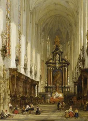 Interiøret i St. Pauls Antwerpen