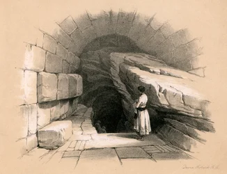 Øvre fontene i Siloam, 1855.