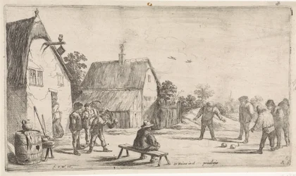 Bønder spiller boule Friluftssjangerscener (serietittel)