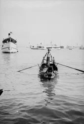 Skalling av en sampan og Penang