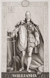William IV (1765-1837) fra `Illustrasjoner av engelsk og skotsk historie