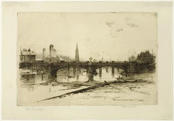 Albert, Railway og Victoria Bridges, plate seks fra Clyde Set