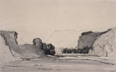 The Valley, 1914 (wc på papir)