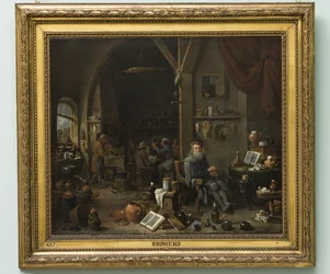 En alkymist, senere 1670-tallet (olje på lerret)