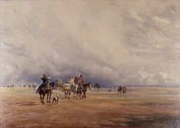 Lancaster Sands, Morecambe Bay (Skatter) 1842