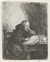 lesende munk