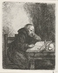 Lesende munk