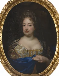 Sophie Charlotte av Hannover, dronning av Preussen - Portrett av Sophia Charlotte av Hannover (1668-1705), dronning i Preussen, av Krafft, David, von (1655-1724). Olje på lerret. Størrelse: 88x70cm. Nationalmuseum Stockholm