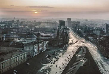 Sovjetunionen Moskva Komsomol-plassen, Leningrad og Jaroslavl stasjoner