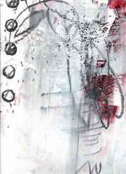 Rød-svart abstrakt grunge