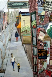 InterUrban, 2016 (akryl på lerret)