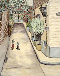 Watch House Hampstead, 2017 (akryl på lerret)