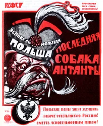 Polen - den siste hunden til Entente-plakaten, 1920