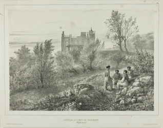 Grev Woronzoffs slott, Aloupka, Krim, 12. august 1837