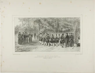 Wallachian Round, fremført av Tsiganes og danset av musikerne fra det andre regimentet hjemme hos prins Ghika, Ghospodar, Wallachia