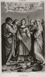 Denis-Sébastien Leroy, Chataigner og Bovinet - Saint Cecilia, etter Raphael - 1802-1815