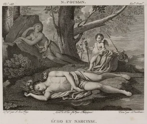 Denis-Sébastien Leroy, Chataigner og Dambrun - Echo and Narcissus, etter Nicolas Poussin - 1802-1815