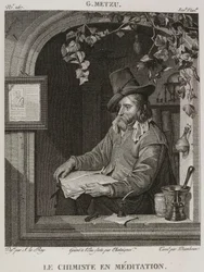 Denis-Sébastien Leroy, Chataigner og Dambrun - The Chemist in Meditation, etter Gabriel Metsu - 1802-1815