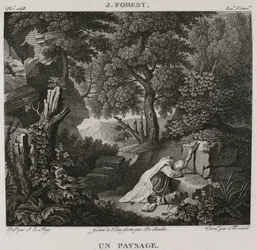 Denis-Sébastien Leroy, De Saulx og Bovinet - Et landskap, etter Jean-Baptiste Forest - 1802-1815