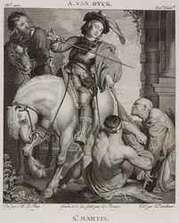 Denis-Sébastien Leroy, Le Rouge et Dambrun - Saint Martin, ifølge Antoine van Dyck - 1802-1815