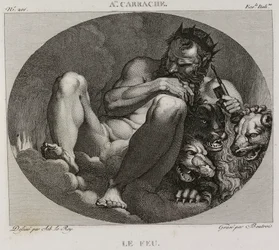 Denis-Sébastien Leroy og Boutrois - Brann, etter Annibale Carracci - 1802-1815