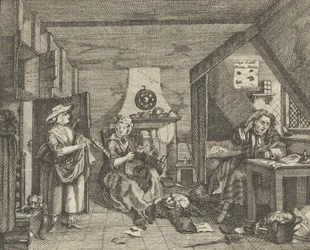 Den nødlidende poeten, ca. 1800.