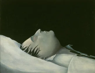 Napoleon på sitt dødsleie på St Helena, 1821