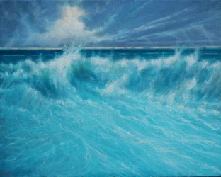 Atlantic Shore, 2019 (Oil on Canvas)