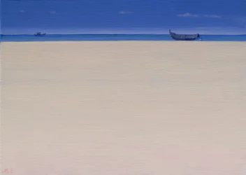 Fiskebåter i Puvar, Kerala