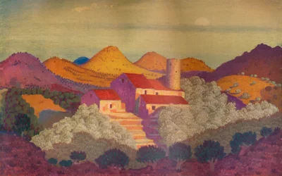 Solnedgang nær Collioure, 1900-tallet
