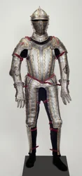 Feltrustning fra en garnityr, sannsynligvis laget for Ludwig Ungnad von Weissenwolf auf Sunegg, ca. 1552