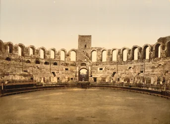 Arena, Arles, Frankrike, Photochrome Print, rundt 1900