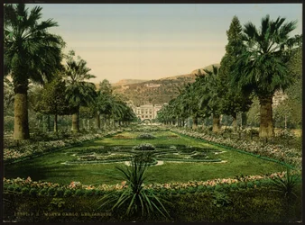 Kasinoinngang, Gardens, Monte Carlo, Riviera, Monaco