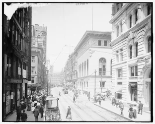 Hjørne av Fifth Avenue og Wood Street, Pittsburgh, Pa.