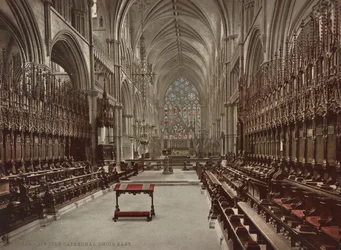 Lincoln Cathedral choir, ca. 1900